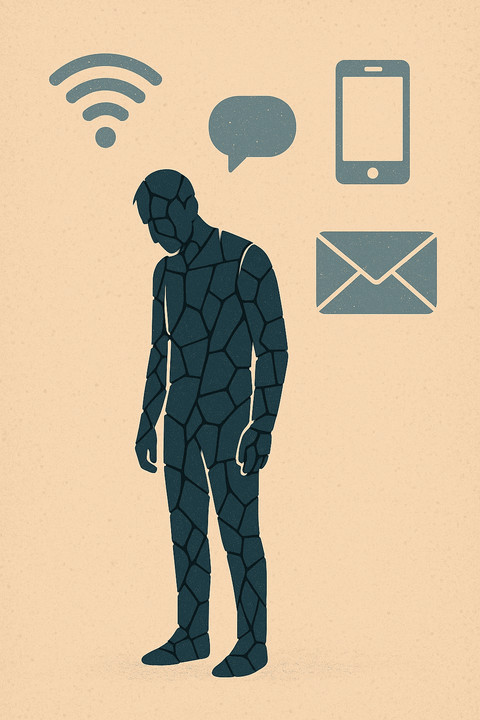 Ilustrasi Hidup Terfragmentasi (Foto: Dokumen Pribadi)