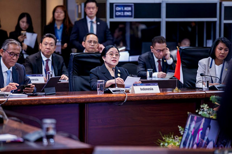 Ketua DPR RI, Puan Maharani menghadiri forum 11th MIKTA Speakers Consultation 2025 yang digelar di Seoul, Korea Selatan, Rabu (12/11/2025). Foto: Dok. Istimewa