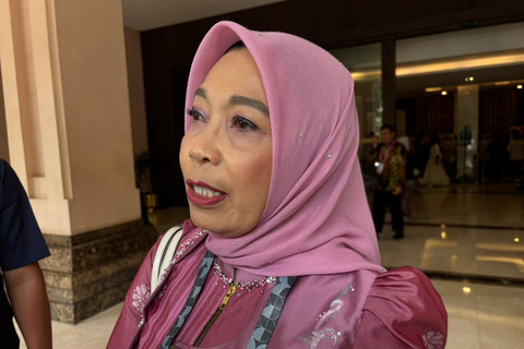 Nunuk Suryani, Dirjen Guru dan Tenaga Kependidikan Kemendikdasmen di Hotel Sultan, Jakarta, Kamis (13/11/2025). Foto: Amira Nada Fauziyyah/kumparan