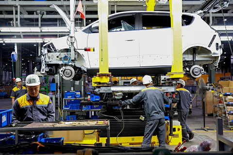 Suasana pabrik VinFast di Vietnam. Foto: Dok. VinFast