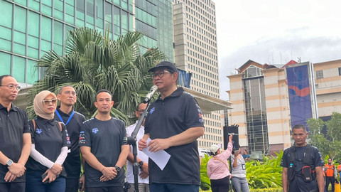 Gubernur DKI Jakarta Pramono Anung dalam acara Teladan Metropolitan City Rally 2025 di Senayan City, Jakarta Pusat, Minggu (16/11/2025). Foto: Nasywa Athifah/kumparan