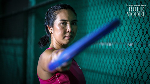 Pemain olahraga tenis asal Indonesia, Aldila Sutjiadi. Foto: Aditia Noviansyah/kumparan