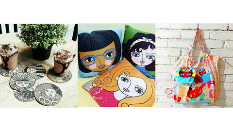 Ragam produk Pundi Craft sebagai salah satu peserta program Rumah BUMN BRI. Foto: dok. BRI