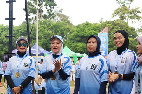 Badan Eksekutif Mahasiswa (BEM) Fakultas Ekonomi dan Bisnis (FEB) Universitas Lampung (Unila) menggelar Eco Fun Run, di area Gedung Serba Guna (GSG) Unila, pada Minggu (16/11). | Foto: Dok.HumasFEB 