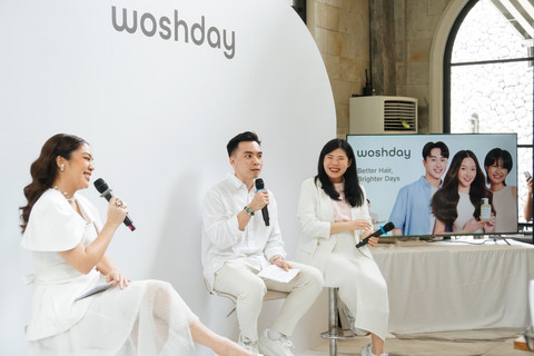 Peluncuran produk Woshday. Foto: Sociolla