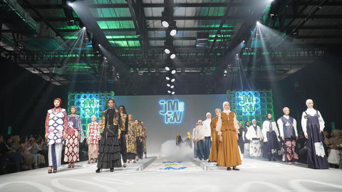4 jenama lokal yang mendukung sustainable fashion hadir di show Asia Pacifis rayon Jakarta Muslim Fashion Week 2026. Foto: Asia Pacific Rayon.