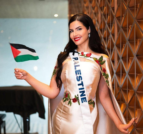Nadeen Ayoub jadi perwakilan Palestina di ajang Miss 
