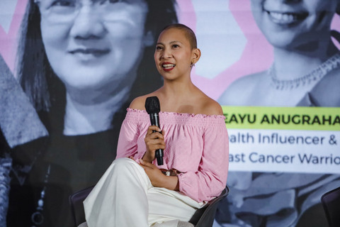 Deayu Anugraha di acara Women Leadership Conference (WLC) 2025, Le Meridien Jakarta pada Jumat (07/11). Foto: Her World Indonesia