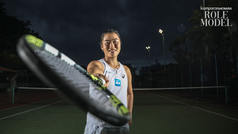Atlet Tenis Profesional Janice Tjen. Foto: Aditia Noviansyah, Make Up: Arimbi, Hair Do: Winda Juniansa