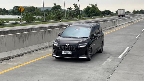 Media Test Drive Wuling Darion PHEV Bali-Jakarta, Senin (17/11/2025). Foto: Syahrul Ghiffari/kumparan