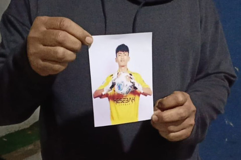 Rizky kiper muda yang diduga jadi korban TPPO. Foto: Dok. Istimewa