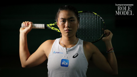 Atlet Tenis Profesional Janice Tjen. Foto: Aditia Noviansyah, Make Up: Arimbi, Hair Do: Winda Juniansa
