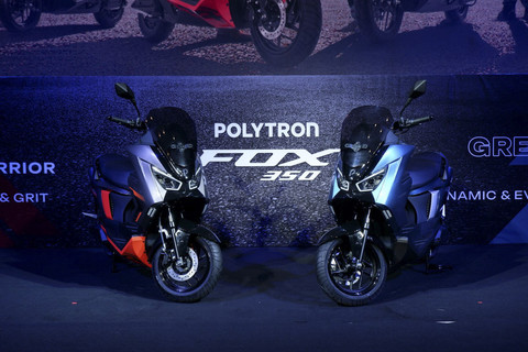 Motor listrik Polytron Fox 350. Foto: Aditya Pratama Niagara/kumparan