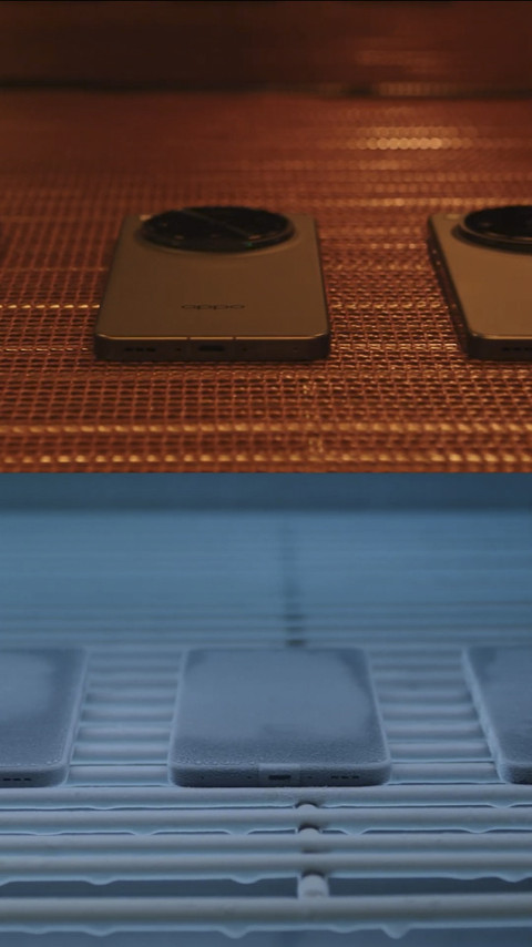 Uji ketahanan HP Oppo. Foto: Dok. Oppo