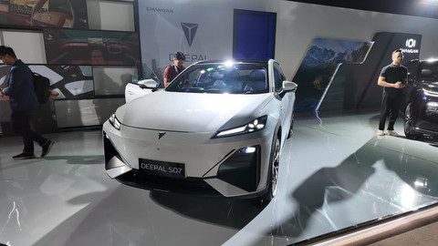 Tampilan mobil listrik Changan Deepal S07. Foto: Fitra Andrianto/kumparan