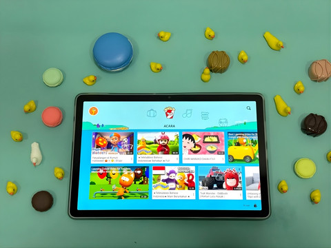 Google Kids Space untuk anak di Moto Pad 60 Lite. Foto: dok. Motorola 