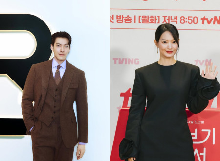 Kolase aktris Korea Selatan Shin Min Ah (kanan) dan Aktor Korea Selatan Kim Woo Bin. Foto: Instagram/ @____kimwoobin dan Instagram/ @llusomina
