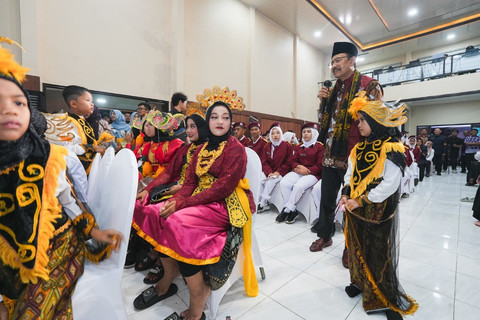 Mensos Saifullah Yusuf atau Gus Ipul menghadiri Dialog Kesejahteraan Sosial dan Sekolah Rakyat di Sekolah Rakyat Terintegrasi (SRT) 47 Malang, Kamis (20/11). Foto: Dok Kemensos