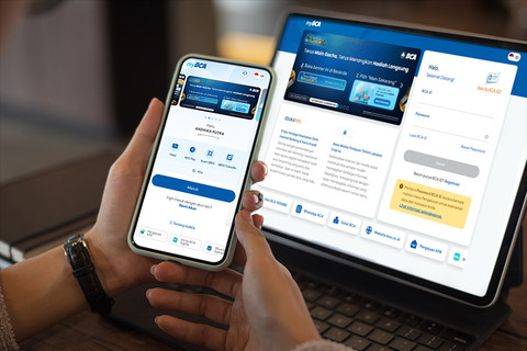 Tampilan myBCA. Foto: BCA