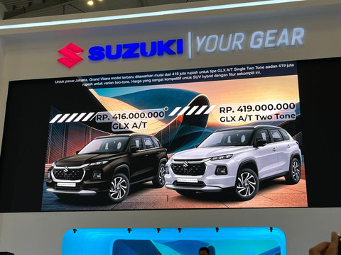 Peluncuran Suzuki Grand Vitara di Gaikindo Jakarta Auto Week (GJAW) 2025, Jumat (21/11/2025). Foto: Syahrul Ghiffari/kumparan