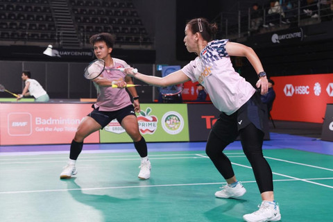 Febriana Kusuma/Meilysa Trias di Australian Open 2025. Foto: Dok. PBSI