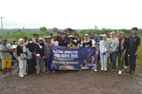 Turun lapangan peliputan jurnalisme advokasi di kota baru | Foto : Ist