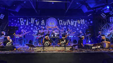Pentas Tunggal Musik Etnikprogresif "Ne' Baruakng Urban 2: BINUA QUANTUM" yang digelar di Taman Budaya Provinsi Kalimantan Barat. Foto: Alycia Tracy Nabila/Hi!Pontianak