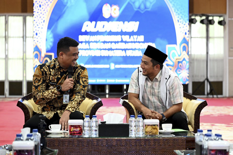 Bobby Afif Nasution bertemu Dewan Pengurus Wilayah LASQI Sumut di Aula Tengku Rizal Nurdin, Jumat (21/11/2025).  Foto: Dok. Istimewa