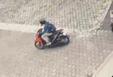 Salah Satu Motor yang hilang di parkiran. | Foto: istimewa 