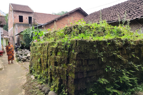 Batu bata yang dibeli Seni sebelum ke Malaysia sampai berlumut. Foto: Arfiansyah Panji Purnandaru/kumparan