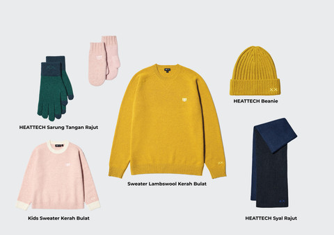 Beberapa koleksi KAWS Winter yang wajib masuk wishlist kamu saat liburan musim dingin. Foto: Uniqlo