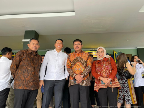 Kepala Kanwil Kemenkum Kalba rmenghadiri pelantikan BPD HIPMI Kalimantan Barat. Foto: Dok. Kanwil Kemenkum Kalbar