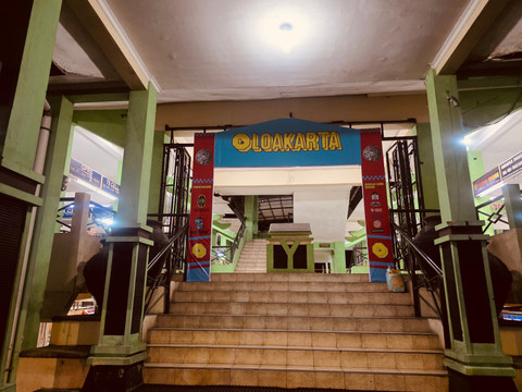 Pintu masuk utama event loakarta (dokumentasi pribadi)