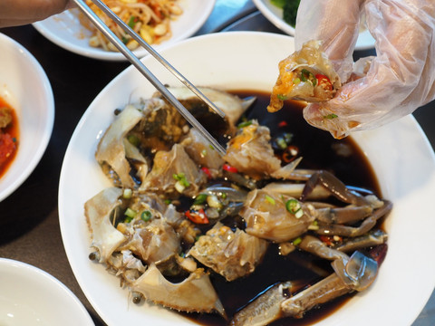 Ganjang gejang. Foto: Boontoom Sae-Kor/Shutterstock