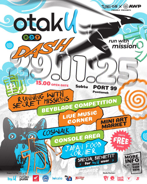 Otaku Dash: Run With Mission digelar hari ini. Foto: Dok. Istimewa