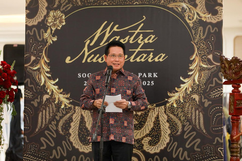 Direktur Utama BRI Hery Gunardi dalam acara Grand Launching UMKM BRI x SOGO Wastra Nusantara di SOGO Central Park, Jakarta (28/11/). Foto: Nada Meita / kumparan