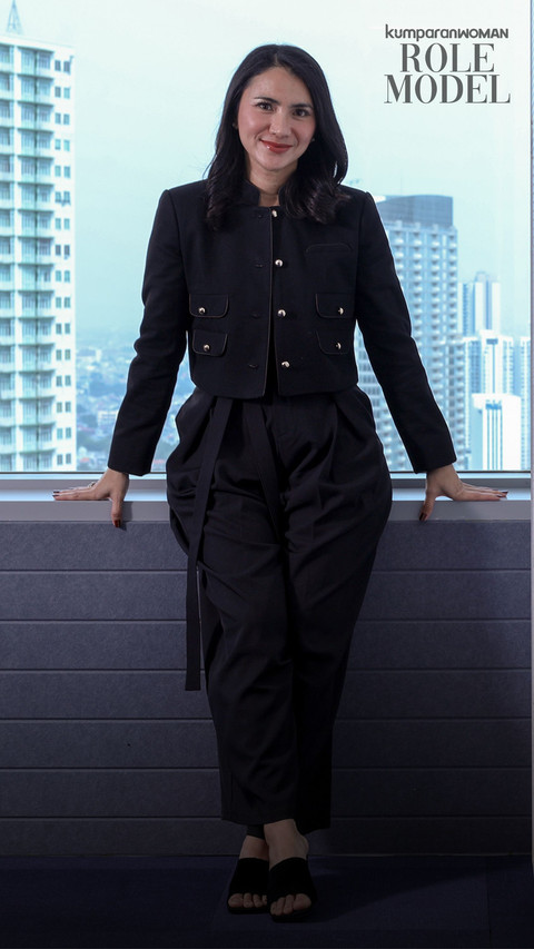 Melanie Masriel berpose untuk program Role Model kumparan. Foto: Aditia Noviansyah/kumparan