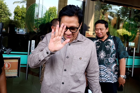 Andre Taulany di Pengadilan Agama Jakarta Selatan, Rabu (3/12/2025). Foto: Giovanni/kumparan