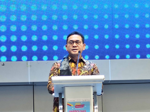 Menteri Perdagangan (Mendag) Budi Santoso dalam Peluncuran Hari Belanja Online Nasional (Harbolnas) 2025 di Gandaria City, Jakarta Selatan, Kamis (4/12/2025). Foto: Widya Islamiati/kumparan