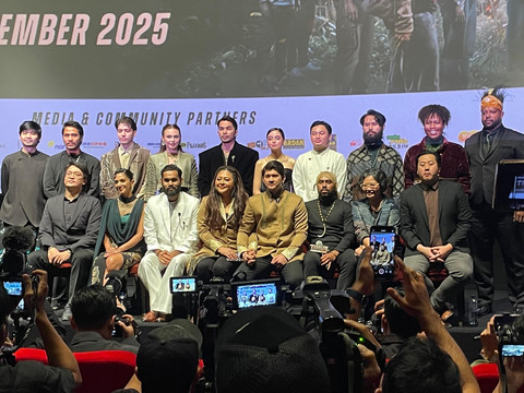 Press Screening & Conference Film "Timur" di XXI Epicentrum, Jakarta, Kamis (4/12/2025). Foto: Salsha Okta Fairuz/kumparan