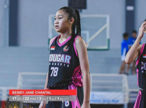 Bebby Jane Chantal, atlet basket. Foto: Dok. Istimewa