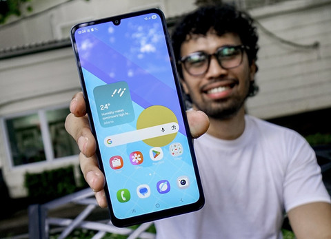 Samsung Galaxy A07. Foto: Kevin S. Kurnianto/kumparan