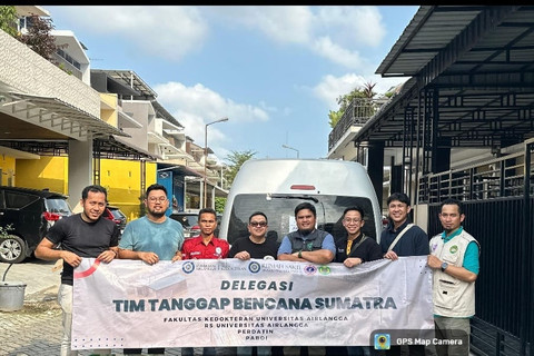Peduli Banjir Sumatera, Unair Kirim Tim Kesehatan Gabungan ke Aceh Tamiang 