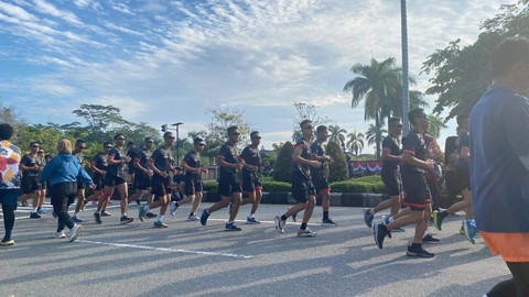 Olahraga Lari saat CFD. Foto: Dok. Hi!Pontianak