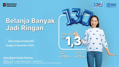 Sambut tahun baru dengan gadget & kulkas penuh dari BRI. Foto: Bank BRI