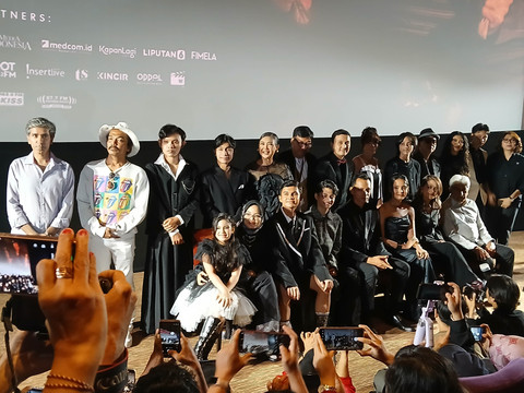 Konferensi pers film Qorin 2 di XXI Epicentrum, Jakarta Selatan, Senin (8/12/2025). Foto: Vincentius Mario/kumparan