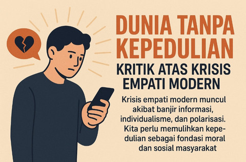 Gambar Ilustrasi Krisis empati. Sumber: Shutterstock 