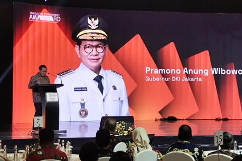 Gubernur Jakarta Pramono Anung dalam acara Innovative Government Award 2025 di Hotel Kempinski, Jakarta, Rabu (10/12/2025). Foto: Jonathan Devin/kumparan