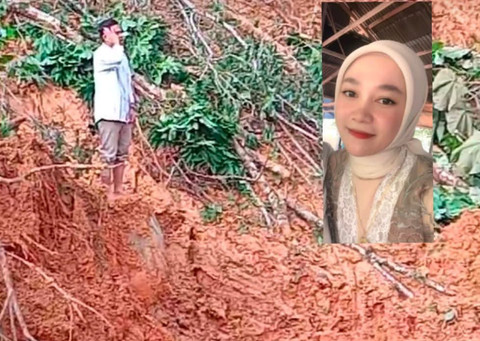 Marully saat mengumandangkan azan. Foto: TikTok @yaihumam