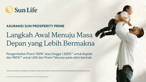 Dukung masyarakat Indonesia merencanakan pensiun, Sun Life Indonesia menghadirkan solusi finansial jangka panjang Sun Prosperity Prime (Si Super). Foto: Dok. Sun Life